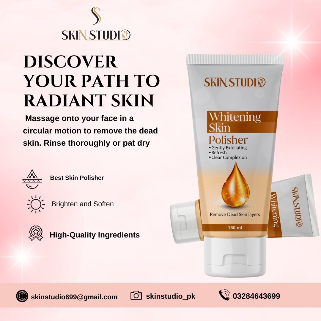 Skin Whitening Polisher and Skin Brightening Scrub Bundle Deal
