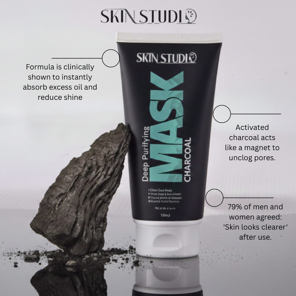 Charcoal Mask & Night Cream Bundle Deal - Skin Studio