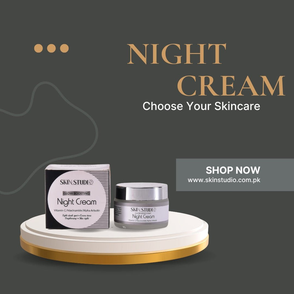 Charcoal Mask & Night Cream Bundle Deal - Skin Studio