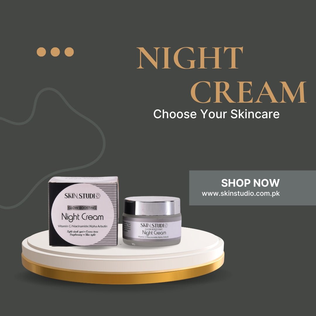 Charcoal Mask & Night Cream Bundle Deal - Skin Studio