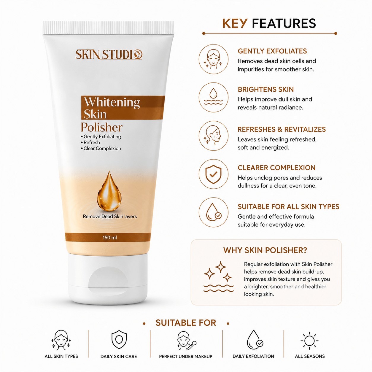 Pearl Lumi skin Polish - Skin Studio